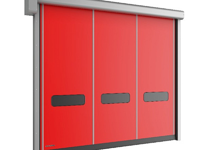 Рулонные ворота для автомойки