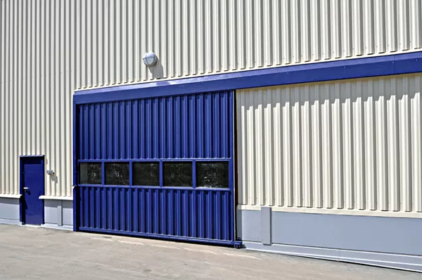 Промышленные откатные ворота 1