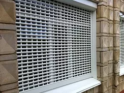Решётчатые оконные рольставни экструдированный профиль 1200*800